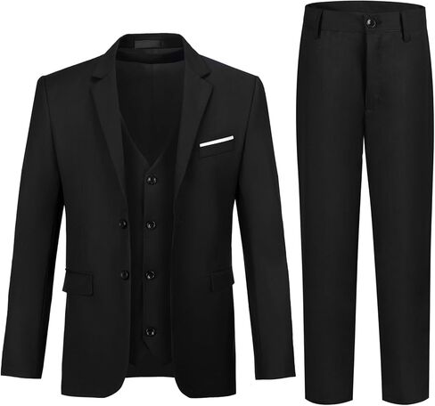 طقم بدلة رسمية للأولاد من JPF مقاس نحيف للأطفال مناسب لحفلات الزفاف والمراهقين والأطفال الصغار in Kuwait