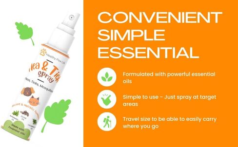 رذاذ البراغيث والقراد للبراغيث والقراد والبعوض - يستخدم للكلاب والقطط والمنزل (100 مل) in Kuwait