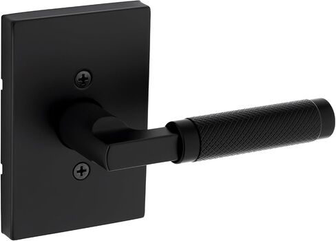 مقبض باب دخول Kwikset Prava مزود بقفل ومفتاح، ورافعة خارجية آمنة ذات مفتاح قابل للعكس، للمدخل الأمامي وغرف النوم، أسود غير لامع، أمان مفتاح ذكي مقاوم للمفتاح وMicroban in Kuwait