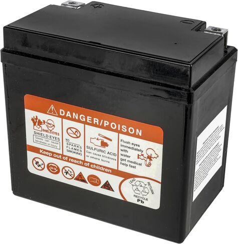 Caltric AGM Battery Compatible with Yamaha YFZ50 2017 2018 2019 2020 2021 2022 2023 12V / 6 AH/CCA 95 in Saudi Arabia