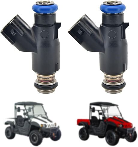 2 Pcs Fuel Injector 16400-007c-0000 25377439 Compatible with Hisun Massimo HS700 MSU700 UTV ATV 700 750 YS700,Axis,Cub cadet,Coleman UT700 UT750,Bennche 358800001 16400-007C-000P (4 Hole) in Saudi Arabia