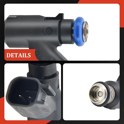 2 Pcs Fuel Injector 16400-007c-0000 25377439 Compatible with Hisun Massimo HS700 MSU700 UTV ATV 700 750 YS700,Axis,Cub cadet,Coleman UT700 UT750,Bennche 358800001 16400-007C-000P (4 Hole) in Saudi Arabia