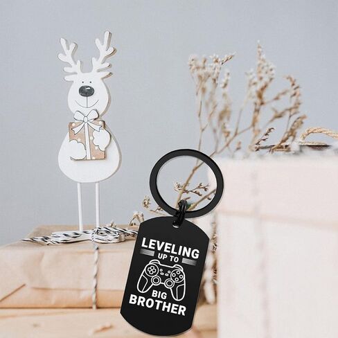 EE&YU Big Brother Gift - Promoted to Big Brother Announcement Keychain for Birthday Graduation in Kuwait