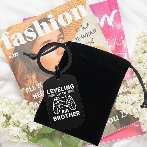 EE&YU Big Brother Gift - Promoted to Big Brother Announcement Keychain for Birthday Graduation in Kuwait