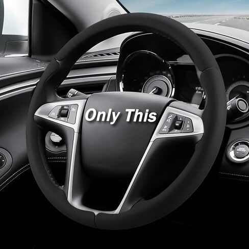 غطاء عجلة القيادة لسيارة Chevy (Chevrolet) Equinox 2010-2017/ GMC Terrain 2010-2017/ Buick Lacrosse 2010-2015/ Regal 2011-2013 (أسود مثقوب) in Kuwait