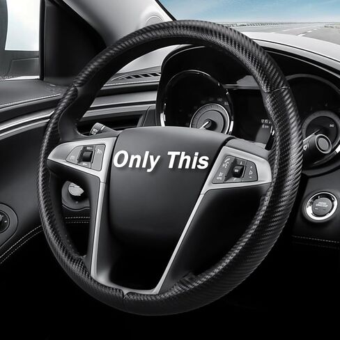 غطاء عجلة القيادة لسيارة Chevy (Chevrolet) Equinox 2010-2017/ GMC Terrain 2010-2017/ Buick Lacrosse 2010-2015/ Regal 2011-2013 (أسود مثقوب) in Kuwait