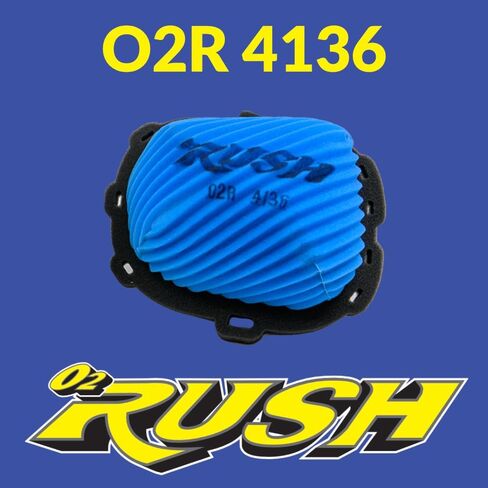 فلتر هواء إسفنجي عالي الأداء O2 RUSH - يناسب Honda CRF450R (21-25)، CRF450RX (21-25)، CRF250R (22-25)، CRF250RX (22-25) - يستبدل OEM 17213-MKE-AF0 قابل للغسل وثبت كفاءته في السباق in Saudi Arabia