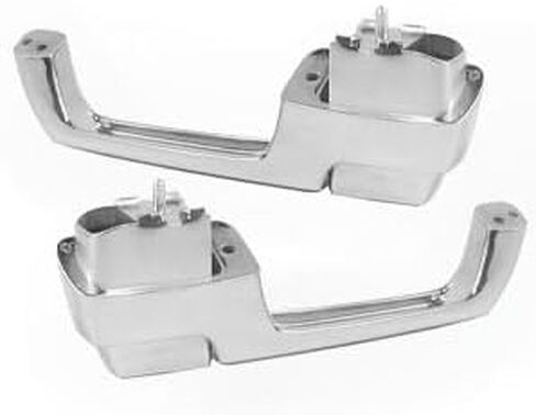 Chrome Exterior Front Left Right Pair Set Door Handles Compatible with 1967-1972 Chevy C/K 10 20 30 GMC C/K 15 25 35 1500 2500 3500 Pickup Jimmy Blazer Truck Replaces 3927895 3927899 in Saudi Arabia
