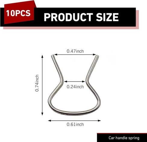10 قطع من مشبك تثبيت كرنك نافذة السيارة، أداة إزالة كرنك النافذة 76980، تشكيلة مشبك تثبيت مقبض النافذة، عالمية لمعظم المركبات in Kuwait