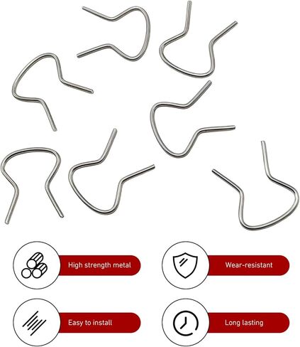 10 قطع من مشبك تثبيت كرنك نافذة السيارة، أداة إزالة كرنك النافذة 76980، تشكيلة مشبك تثبيت مقبض النافذة، عالمية لمعظم المركبات in Kuwait