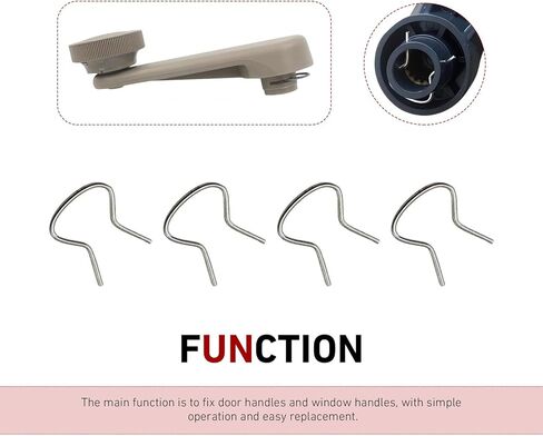10 قطع من مشبك تثبيت كرنك نافذة السيارة، أداة إزالة كرنك النافذة 76980، تشكيلة مشبك تثبيت مقبض النافذة، عالمية لمعظم المركبات in Kuwait