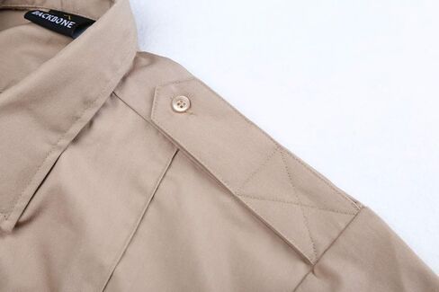BACKBONE Mens Security Police Uniform Work Short Sleeve 2 pockets Shirt in Saudi Arabia