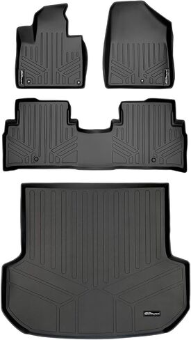 MAXLINER Floor Mats 2 Rows and Cargo Liner Set for 2016-2020 Kia Sorento in Saudi Arabia