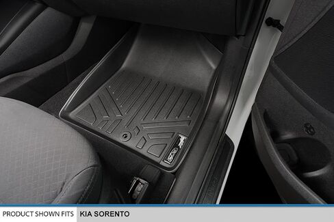 MAXLINER Floor Mats 2 Rows and Cargo Liner Set for 2016-2020 Kia Sorento in Saudi Arabia
