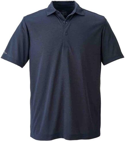 Page and Tuttle Mens Solid Heather Short Sleeve Shirt Golf Casual Casual - Blue - Size L in Saudi Arabia
