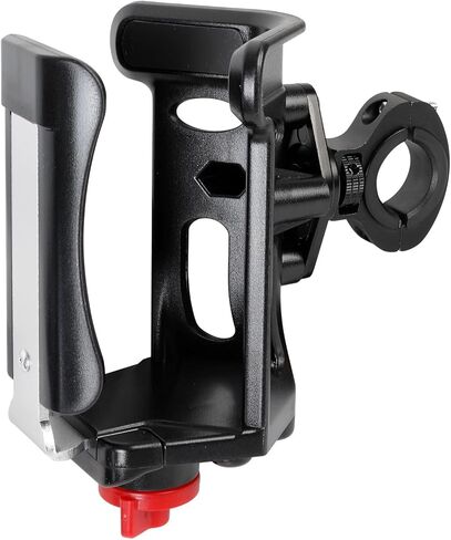 Bike Cup Holder with Aluminum Alloy Handlebar Base, Extra Large Adjustable Size Motorcycle Water Bottle Holder for 2.36 – 3.54" Diameter Bottles in Kuwait