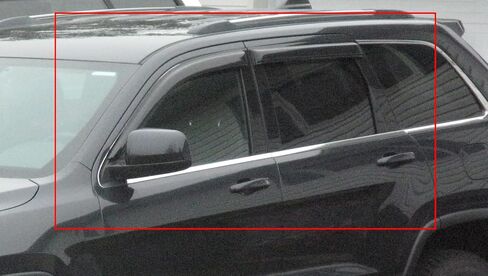 Smoke Tinted Window Sun Rain Visor Vent Guard Deflector Shade Compatible with Jeep Grand Cherokee 2011-2021 in Saudi Arabia