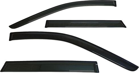 Smoke Tinted Window Sun Rain Visor Vent Guard Deflector Shade Compatible with Jeep Grand Cherokee 2011-2021 in Saudi Arabia