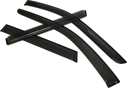 Smoke Tinted Window Sun Rain Visor Vent Guard Deflector Shade Compatible with Jeep Grand Cherokee 2011-2021 in Saudi Arabia