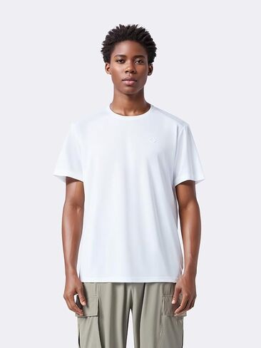 Men T-Shirts Quick Dry Running Lightweight Short-Sleeve Sports Gym Tee Tops Performance Activewear in Saudi Arabia