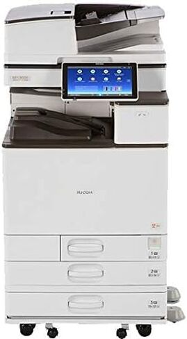 Ricoh Aficio MP C6004 Color Laser Multifunction Copier - 60ppm, Copy, Print, Scan, Auto Duplex, Network, WiFi, 4 Trays and Comes with Pre-Installed Postscript 3 Supplement (Renewed) in Kuwait