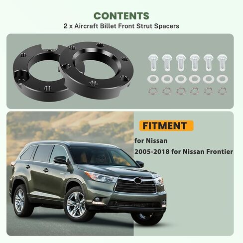 SCITOO 2" Front / 2" Rear Leveling lift kits Compatible for Nissan Frontier 2005-2018 in Saudi Arabia