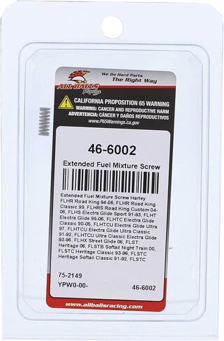 All Balls Extended Fuel Mixture Screw (46-6002) Replacement For Harley FLHR Road King 1994-1997 1998 2000 2001-2005 2006, FLHR Road King Classic 1999, FLHX Street Glide 2006 in Saudi Arabia