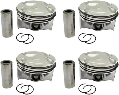 Piston and Rings Set 4 Pcs FB5Z-6108-A for 2.0L L4 Gas DOHC Engines Compatible with Fusion, Escape, MKC, MKZ 2015-2018 in Kuwait
