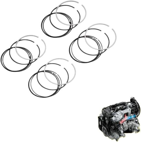Piston Rings Set STD Fit 1.6 2.0 T Gas Compatible With W204 W205 W212 X204 X253 C200 C180 1.6T 2.0T L4 M274 DOHC in Saudi Arabia