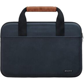 حقيبة كمبيوتر محمول مقاس 14-15.6 بوصة من Mobile Pixels لغطاء حقيبة يد MacBook Pro، Lenovo Dell Toshiba HP ASUS Acer Chromebook Notebook - أزرق داكن Duex (14-15.6 بوصة) in Kuwait