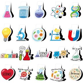 علامات مرجعية مضحكة لهدايا تقدير المعلمين - 20 قطعة من هدايا الشكر اللطيفة للمعلم، تعليم الإشارات المرجعية المغناطيسية هو عمل من أعمال القلب، علامة صفحة علامة الصفحة، اللوازم المكتبية المدرسية، حشو هدايا الحفلات in Kuwait