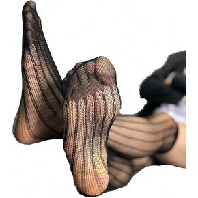 Goobester Men Sheer Formal Wear Suit Transparent Business Fishnet Tube Dress Socks in Saudi Arabia