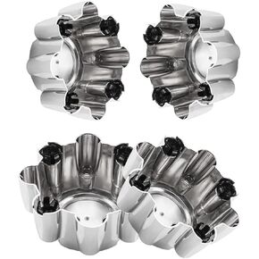 4pcs 18'' Chrome Wheel Hub Caps Center Compatible with 1999 2000 2001 2002 2003 2004 2005 Ford F250 F350 Excursion Cab Pickup 2-Door 5.4L in Kuwait