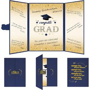 Vlipoeasn 2026 Graduation Guest Book Alternative, Green Gold Class of 2026 Graduation Party Decorations, Graduation Signature Book for 2026 College High School, Unique Graduation Gifts for Friends in Kuwait