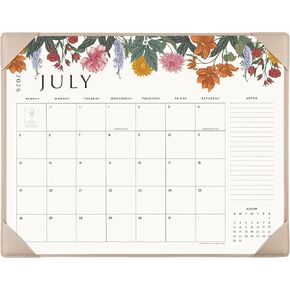 تقويم 2024-2025 - تقويم حائط Cabbrix 2024-2025، 16 تقويم مكتبي شهري من سبتمبر 2024 إلى ديسمبر 2025، 15 بوصة × 12 بوصة، ربط بسلك مزدوج، خطاف تعليق، تصميم زهور in Kuwait