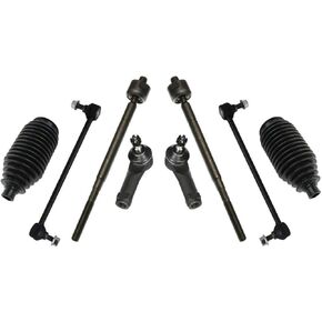 8 قطعة مجموعة شريط التعادل الأمامي لهوندا ل أوديسي 1999-2001 نهاية داخلية قضيب خارجي 2 رف وأحذية خوار وترس يسار يمين in Kuwait