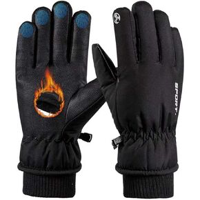 PROUDDEMON PD Winter Insulated Thermal Snow Ski Gloves Waterproof for Women Men, Windproof Gloves for Extreme Cold Weather Outdoor Sports in Kuwait