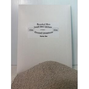 كربونات الكالسيوم للطيور الصغيرة - حجر جيري طبيعي بالكامل - مطحون جيدًا - قوة البيض - البليت، السمان، الحمام، الببغاء (6 رطل) in Kuwait