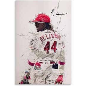 Elly De La Cruz Sign Baseball Poster Watercolor Style Sign Canvas Art Poster And Wall Art Picture Print Modern Family Bedroom Decor Office Posters. Unframe-style, 12x18inch(30x45cm) in Saudi Arabia