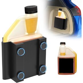 AZEAM حامل إضافات الديزل المغناطيسي متوافق مع Hot Shots Hotshots وقود الديزل الإضافي حامل معالجة زجاجة ضغط 16 أونصة، رف تخزين حاوية سرير الشاحنة لمرآب السيارة RV in Kuwait