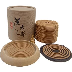 Coil Incense,Traditional spiraled Incense,Perfect for Meditation Spaces,Living Rooms,or Any Indoor Area Where You Want to Create a Relaxing Atmosphere. (48Sandalwood) in Kuwait