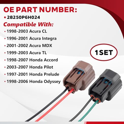 ناقل الحركة الخطي للتحكم في الملف اللولبي موصل الأسلاك ضفيرة مناسبة لـ Acura CL Integra MDX TL لسيارة Honda Accord Pilot Prelude Odyssey مجموعة واحدة in Saudi Arabia