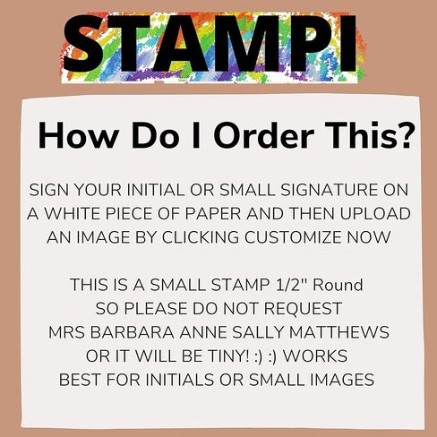 Custom Stamp - Upload Initials - Inspection Stamp (Wooden) - 1/2" Round - Small - 1 Line in Saudi Arabia