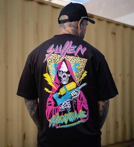 Sullen Men's Heatwave Death of Summer Series Capsule Tattoo Lifestyle Graphic Standard Short Sleeve Tee in Saudi Arabia