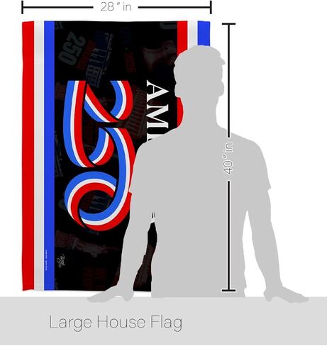 America 250 Flag Anniversary Independence Day Wall Tapestry House Banner Official Licensed Merchandise Canvas Prints Yard Sign Textile Woven Fabric Poster USA 250th Anniversary Decoration Gift in Kuwait