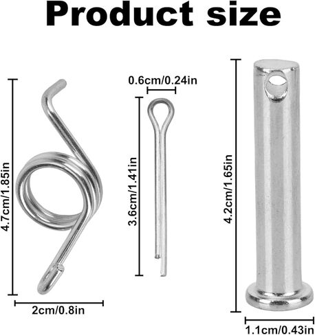6pcs Motorcycle Foot Peg Spring Kit, Heavy Duty Footrest Mounting Bolt & Spring for XR50 XR70 XR80R XR100R CRF50 CRF70 CRF70F CRF80 CRF80F CRF100F KLX110 Dirt Bike 50cc 70cc 90cc 110cc 125cc in Saudi Arabia
