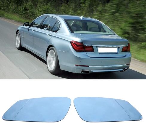 Left & Right Door Side Heated Wing Mirror Glass for BMW 5 Series F07 F10 F11 51167251583 in Kuwait