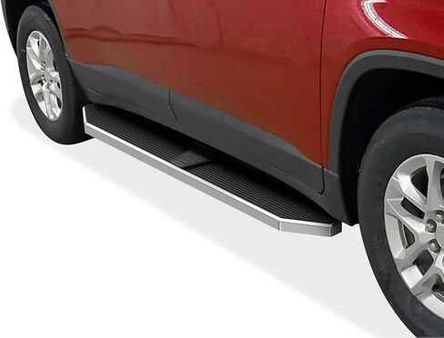 Tuxtreme 6in 304 Stainless Steel (Polished Flat Style) Running Boards Side Bars Side Steps Compatible with Chevy Traverse 2018-2023 in Kuwait