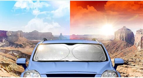 TYPE S Windshield Silver Foil Sunshade 3-Piece Kit (Standard) in Kuwait