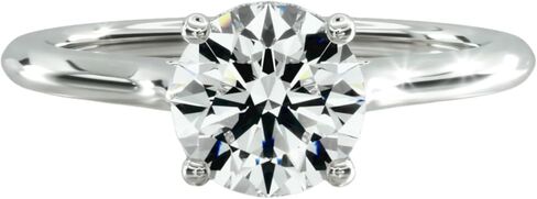1-5 carat Round Cut VVS1-2 E-F colour Moissanite Diamond Pavé Adorned Cathedral Solitaire Engagement Ring For Women in Saudi Arabia